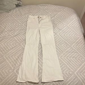 Bell bottom White jeans